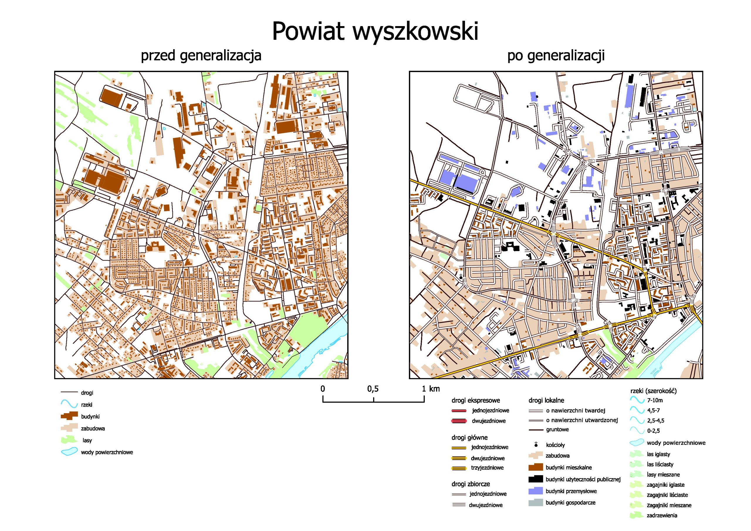 Automatyczna generalizacja map – przykład pracy